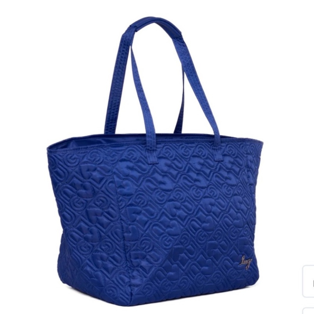lug Quilted Royal Blue Tote Bag